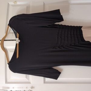 Black and Beige Dress